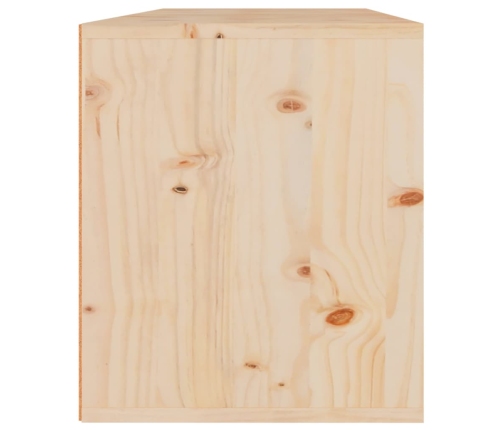 Armarios de pared 2 uds madera maciza de pino 45x30x35 cm