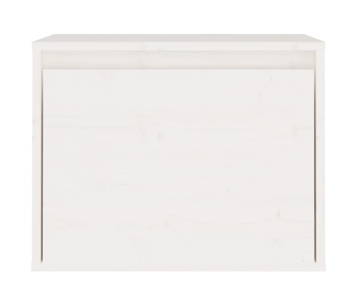 Armario de pared madera maciza de pino blanco 45x30x35 cm