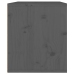 vidaXL Armario de pared de madera maciza de pino gris 45x30x35 cm