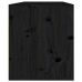 vidaXL Armarios de pared 2 uds madera maciza pino negro 45x30x35 cm