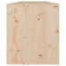 Armarios de pared 2 uds madera maciza de pino 60x30x35 cm