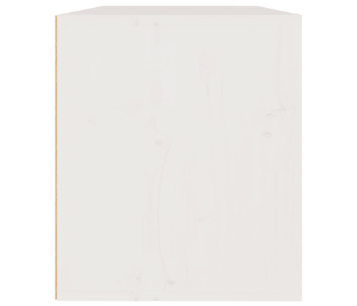 Armario de pared madera maciza de pino blanco 60x30x35 cm