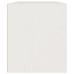 Armario de pared madera maciza de pino blanco 60x30x35 cm