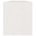 Armarios de pared 2 uds madera maciza pino blanco 60x30x35 cm