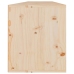 Armario de pared 2 uds madera maciza de pino 80x30x35 cm