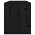 Armario de pared de madera maciza de pino negro 80x30x35 cm