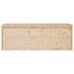 Armario de pared de madera maciza de pino 100x30x35 cm