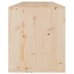 Armario de pared de madera maciza de pino 100x30x35 cm