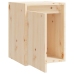 Armario de pared de madera maciza de pino 30x30x40 cm