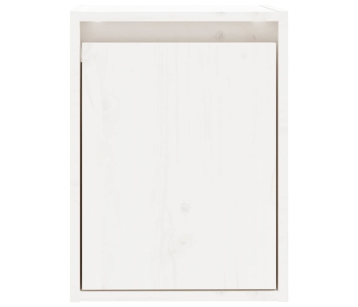 Armario de pared de madera maciza de pino blanco 30x30x40 cm