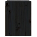 Armario de pared de madera maciza de pino negro 30x30x40 cm