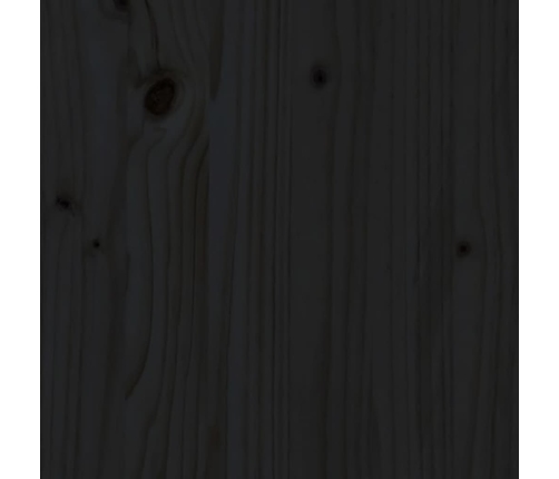 Armario de pared de madera maciza de pino negro 30x30x40 cm