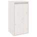 Armario de pared 2 uds madera maciza de pino blanco 30x30x60 cm