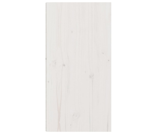 Armario de pared 2 uds madera maciza de pino blanco 30x30x60 cm