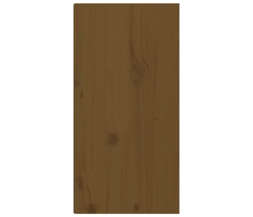 vidaXL Armario de pared madera maciza de pino marrón miel 30x30x60 cm