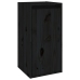 Armario de pared de madera maciza de pino negro 30x30x60 cm