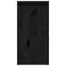 vidaXL Armarios de pared 2 uds madera maciza de pino negro 30x30x60 cm