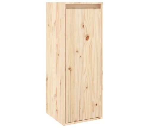 Armario de pared de madera maciza de pino 30x30x80 cm