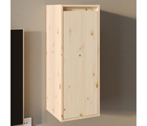 Armario de pared de madera maciza de pino 30x30x80 cm