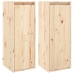 Armario de pared 2 uds madera maciza de pino 30x30x80 cm