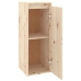 Armario de pared 2 uds madera maciza de pino 30x30x80 cm