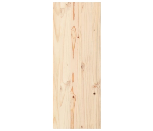 Armario de pared 2 uds madera maciza de pino 30x30x80 cm