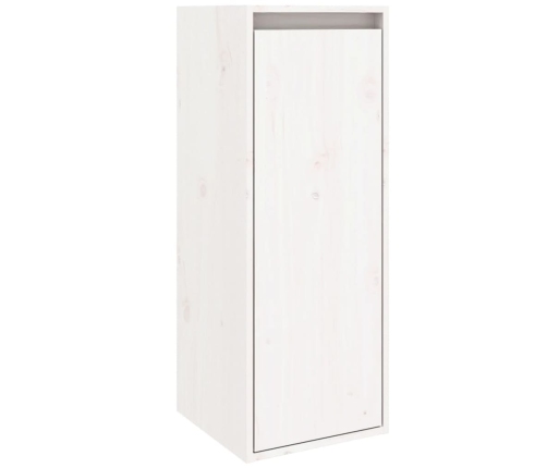 Armario de pared de madera maciza de pino blanco 30x30x80 cm