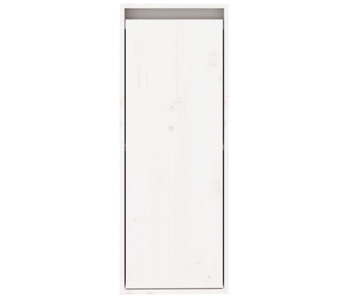 Armario de pared de madera maciza de pino blanco 30x30x80 cm