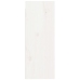 Armario de pared de madera maciza de pino blanco 30x30x80 cm