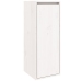 Armario de pared 2 uds madera maciza de pino blanco 30x30x80 cm