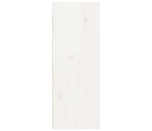 Armario de pared 2 uds madera maciza de pino blanco 30x30x80 cm