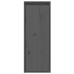 Armarios de pared 2 uds madera maciza de pino gris 30x30x80 cm