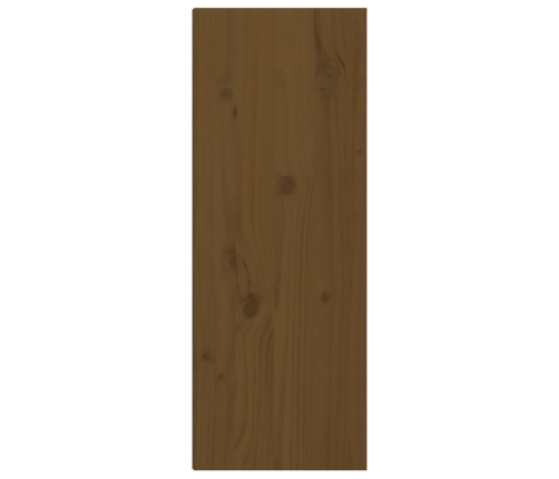 vidaXL Armario de pared madera maciza de pino marrón miel 30x30x80 cm