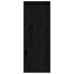 vidaXL Armario de pared de madera maciza de pino negro 30x30x80 cm