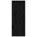 Armarios de pared 2 uds madera maciza de pino negro 30x30x80 cm