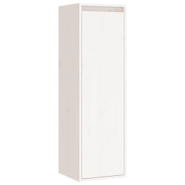 Armario de pared de madera maciza de pino blanco 30x30x100 cm