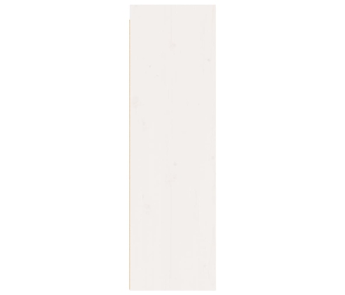 vidaXL Armario de pared 2 uds madera maciza pino blanco 30x30x100 cm