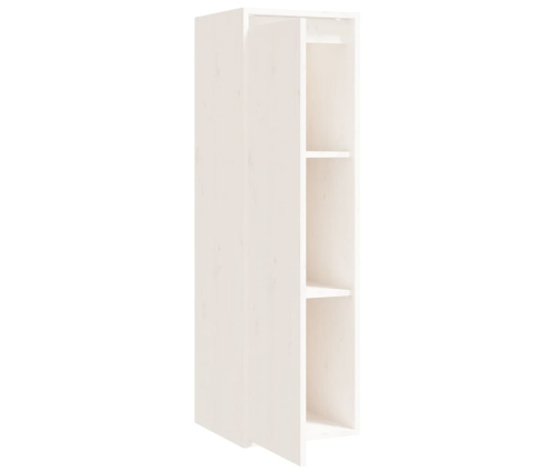 vidaXL Armario de pared 2 uds madera maciza pino blanco 30x30x100 cm