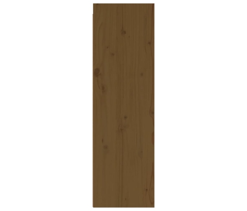 Armario de pared madera maciza de pino marrón miel 30x30x100 cm