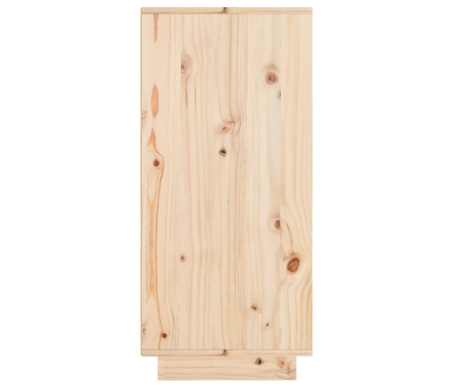 Aparador de madera maciza de pino 60x34x75 cm