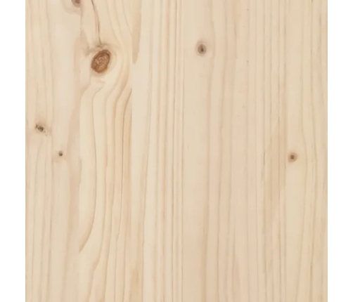 Aparador de madera maciza de pino 60x34x75 cm