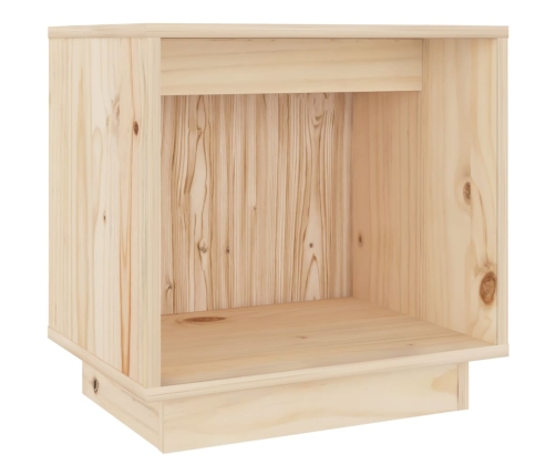 Mesita de noche de madera maciza de pino 40x30x40 cm