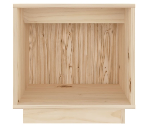 Mesitas de noche 2 uds madera maciza de pino 40x30x40 cm