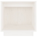 Mesitas de noche 2 uds madera maciza de pino blanco 40x30x40 cm