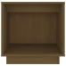 vidaXL Mesita de noche de madera maciza de pino marrón miel 40x30x40cm