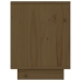 vidaXL Mesita de noche de madera maciza de pino marrón miel 40x30x40cm