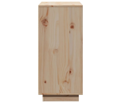 Aparador de madera maciza de pino 60x34x75 cm