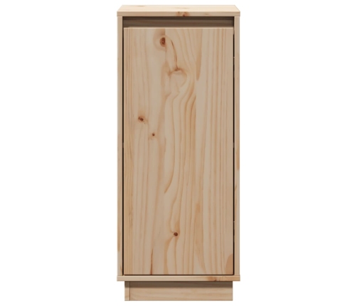 Aparador de madera maciza de pino 31,5x34x75 cm