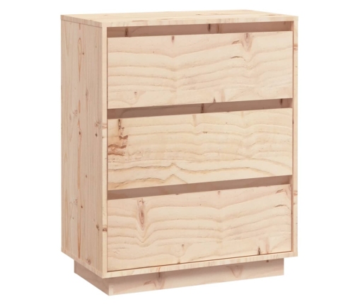 Aparador de madera maciza de pino 60x34x75 cm