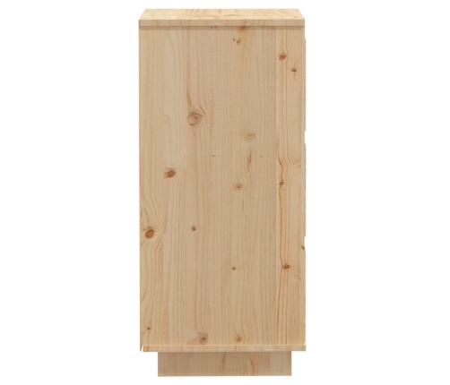 Aparador de madera maciza de pino 32x34x75 cm